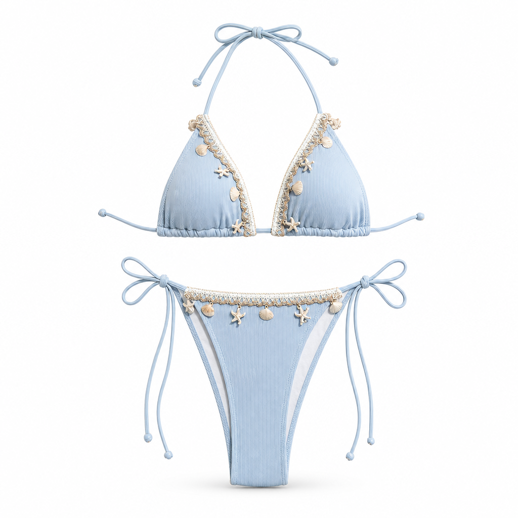 Shell Starfish Halter Bikini
