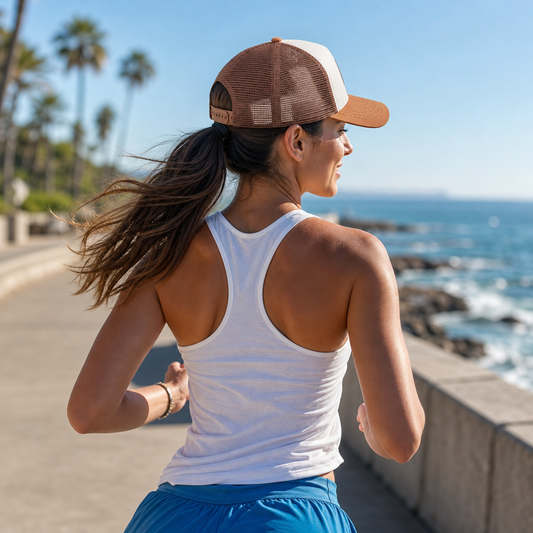 Breathable Mesh Snapback Cap