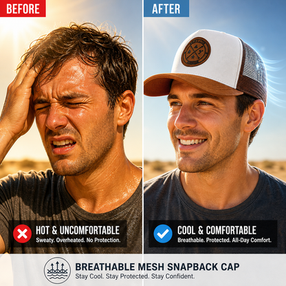 Breathable Mesh Snapback Cap